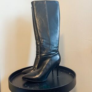 Like New Black Heeled Boots